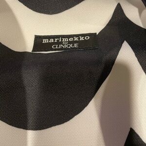 Marimekko for Clinique Black and White Bag